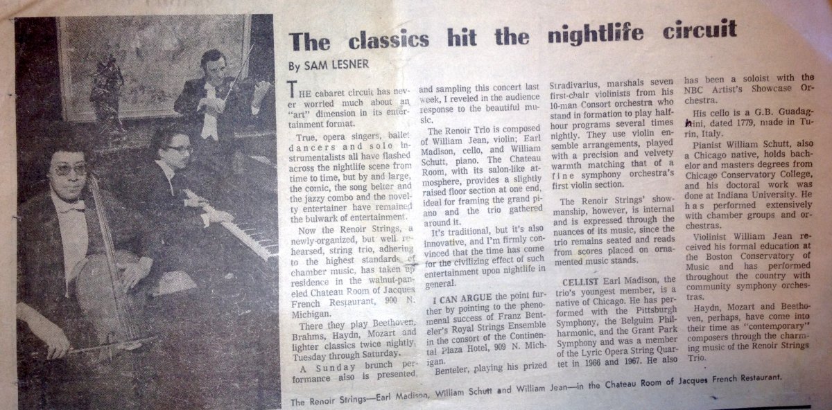 Chicago Tribune Newspaper Article