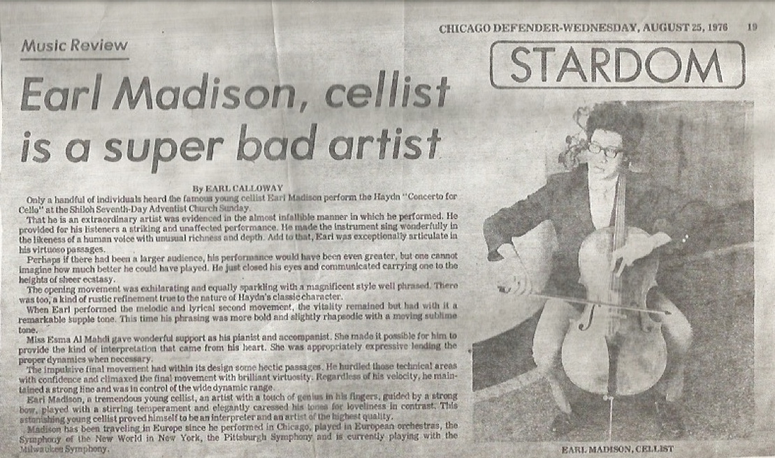 Chicago Defender Newspaper Article