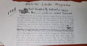 Musical Leader Magazine Commencement review